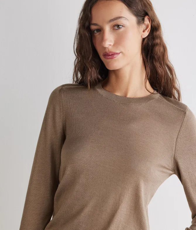 Girocollo in Cashmere Silkfine
