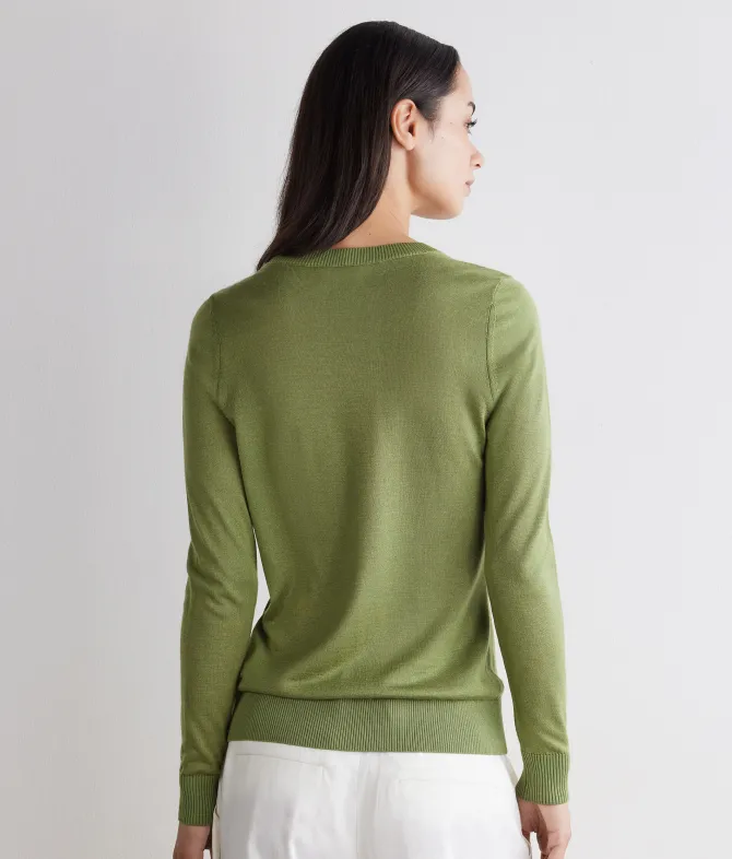 Girocollo in Cashmere Silkfine