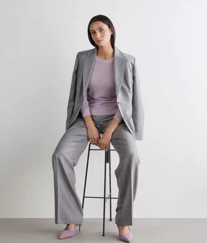 Girocollo in Cashmere Silkfine