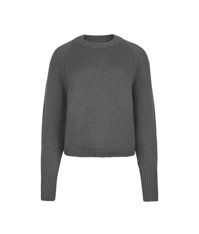 Girocollo in cashmere tricot