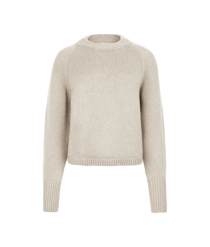 Girocollo in cashmere tricot