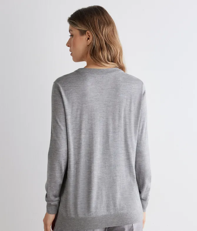 Girocollo in Cashmere Ultrafine