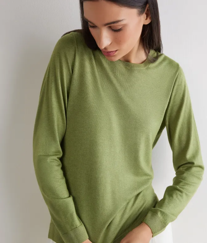 Girocollo in Cashmere Ultrafine