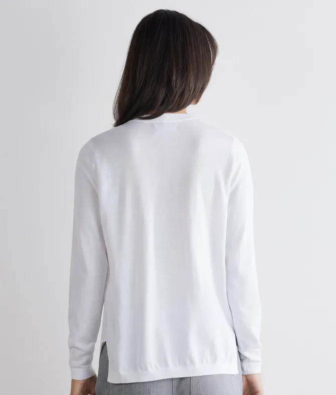 Girocollo in cotone