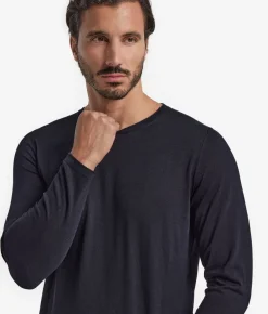 Girocollo in seta cotone