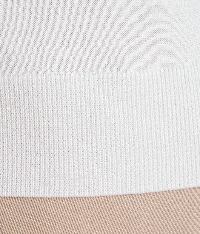 Girocollo in seta cotone