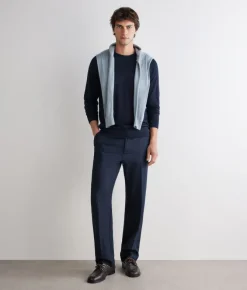 Girocollo manica raglan in Cashmere Ultrafine