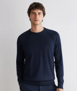 Girocollo manica raglan in Cashmere Ultrafine