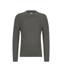 Girocollo punto waffle in Cashmere Ultrasoft