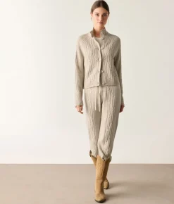 Golfino coste intrecciate in Cashmere Ultrasoft