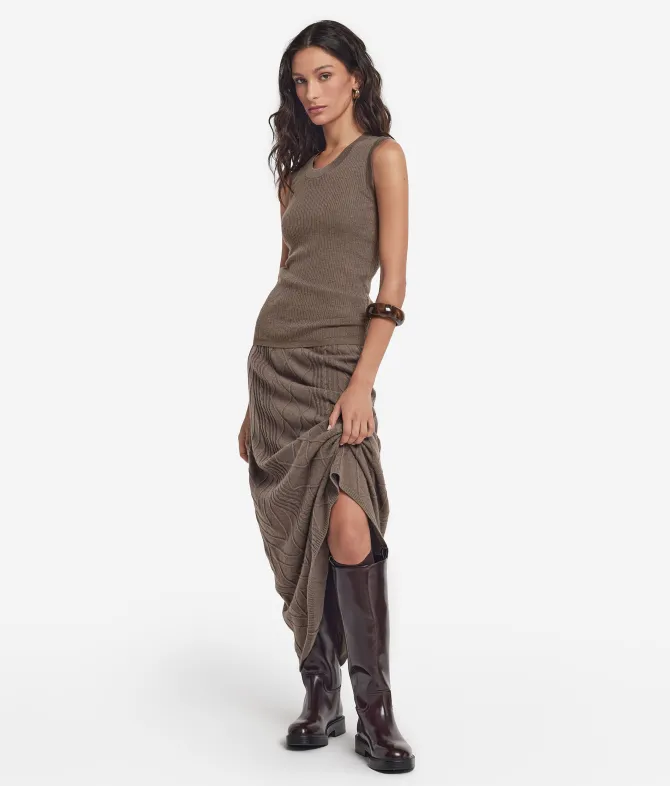 Gonna punti misti in Cashmere Ultrasoft