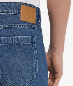 Jeans in cotone e lino