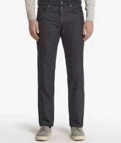Jeans in cotone e lino