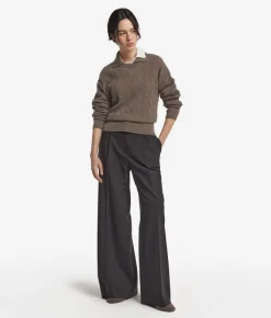 Maglia con colletto in Cashmere Ultrasoft