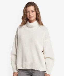 Maglia con collo a cratere in Cashmere Tricot