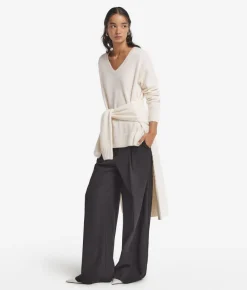 Maglia con dettaglio trecce in Cashmere Ultrasoft