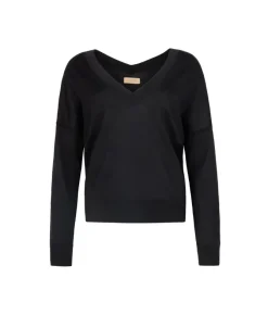 Maglia con doppio scollo a V in Cashmere Ultrafine