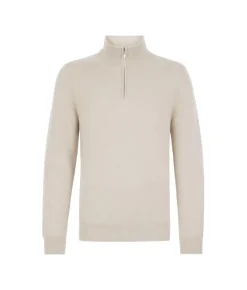 Maglia con mezza zip in Cashmere Ultrasoft