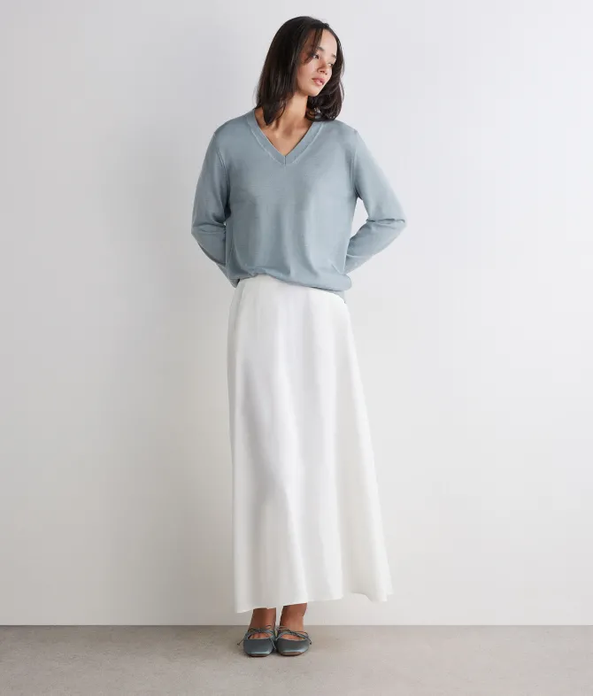Maglia con scollo a V in Cashmere Ultrafine