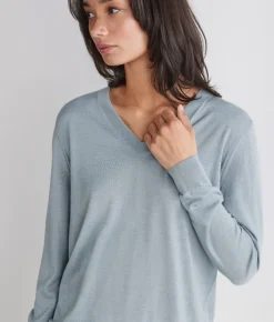 Maglia con scollo a V in Cashmere Ultrafine