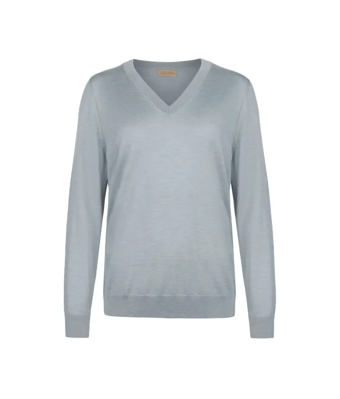 Maglia con scollo a V in Cashmere Ultrafine
