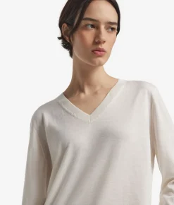 Maglia con scollo a V in Cashmere Ultrafine