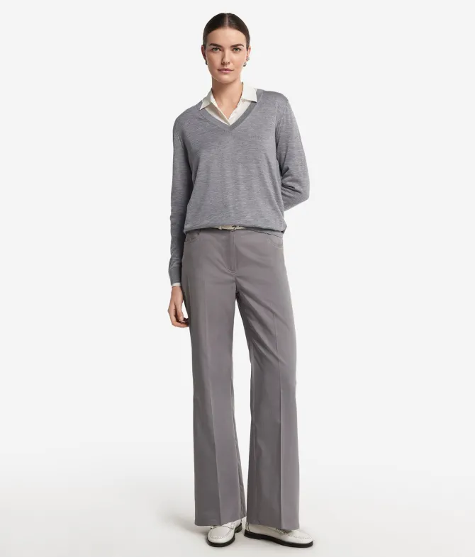 Maglia con scollo a V in Cashmere Ultrafine