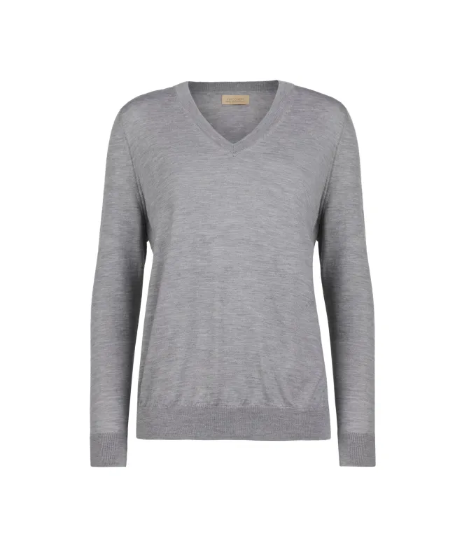 Maglia con scollo a V in Cashmere Ultrafine