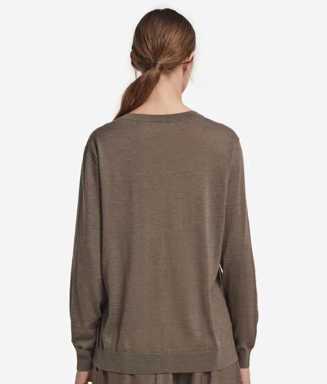 Maglia con scollo a V in Cashmere Ultrafine