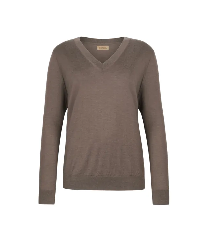 Maglia con scollo a V in Cashmere Ultrafine