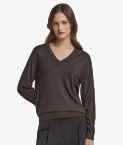 Maglia con scollo a V in Cashmere Ultrafine