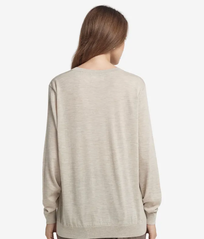 Maglia con scollo a V in Cashmere Ultrafine