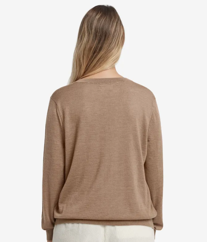 Maglia con scollo a V in Cashmere Ultrafine