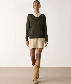 Maglia con scollo a V in Cashmere Ultrafine