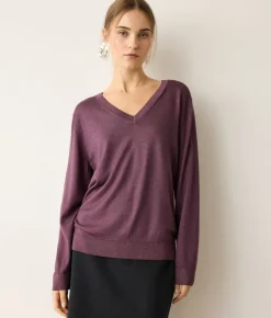 Maglia con scollo a V in Cashmere Ultrafine