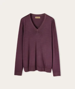 Maglia con scollo a V in Cashmere Ultrafine