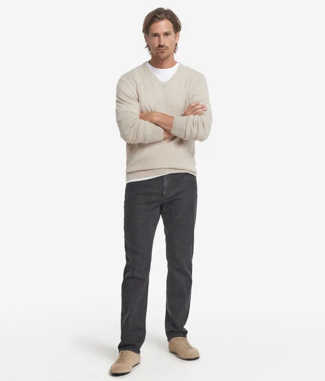 Maglia con scollo a V in Cashmere Ultrasoft