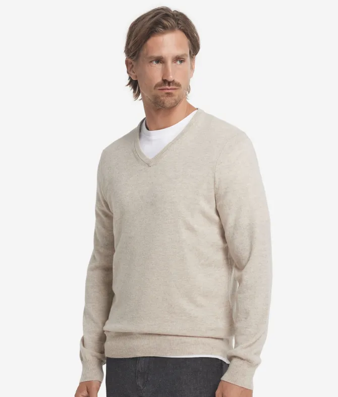 Maglia con scollo a V in Cashmere Ultrasoft