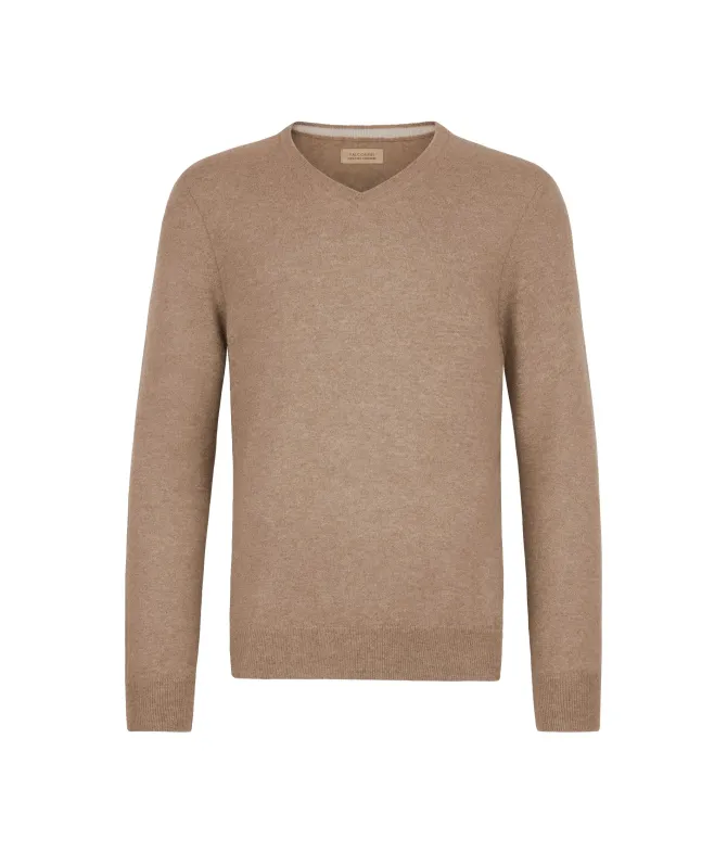 Maglia con scollo a V in Cashmere Ultrasoft