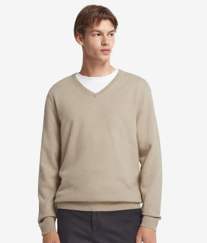 Maglia con scollo a V in Cashmere Ultrasoft