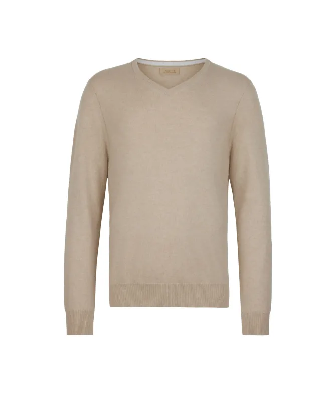 Maglia con scollo a V in Cashmere Ultrasoft