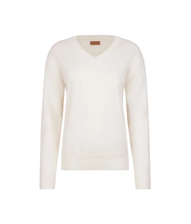 Maglia con scollo a V in Cashmere Ultrasoft