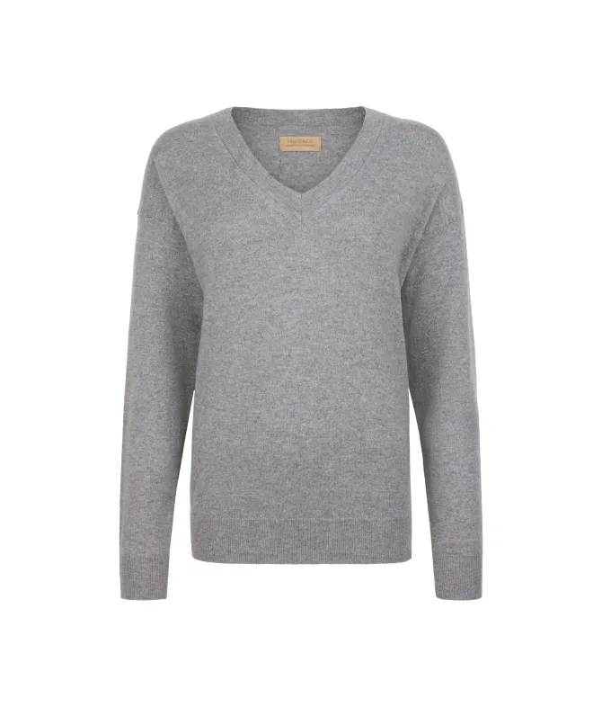 Maglia con scollo a V in Cashmere Ultrasoft