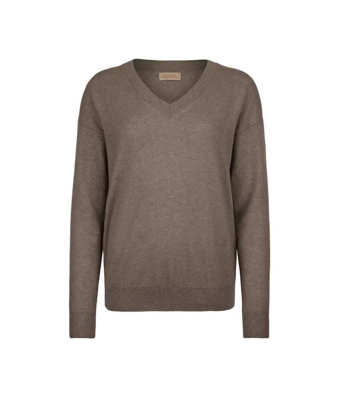 Maglia con scollo a V in Cashmere Ultrasoft