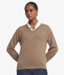 Maglia con scollo a V in Cashmere Ultrasoft