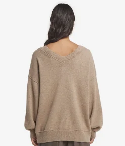 Maglia con scollo a V in Cashmere Undyed Ultrasoft