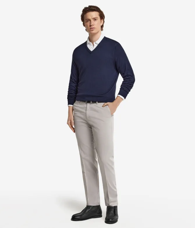 Maglia con scollo V in Cashmere Ultrafine