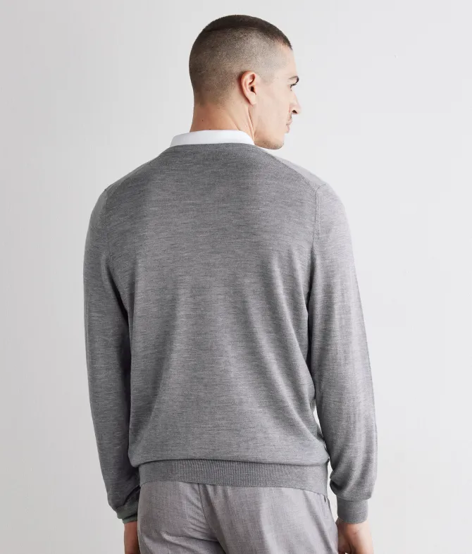 Maglia con scollo V in Cashmere Ultrafine
