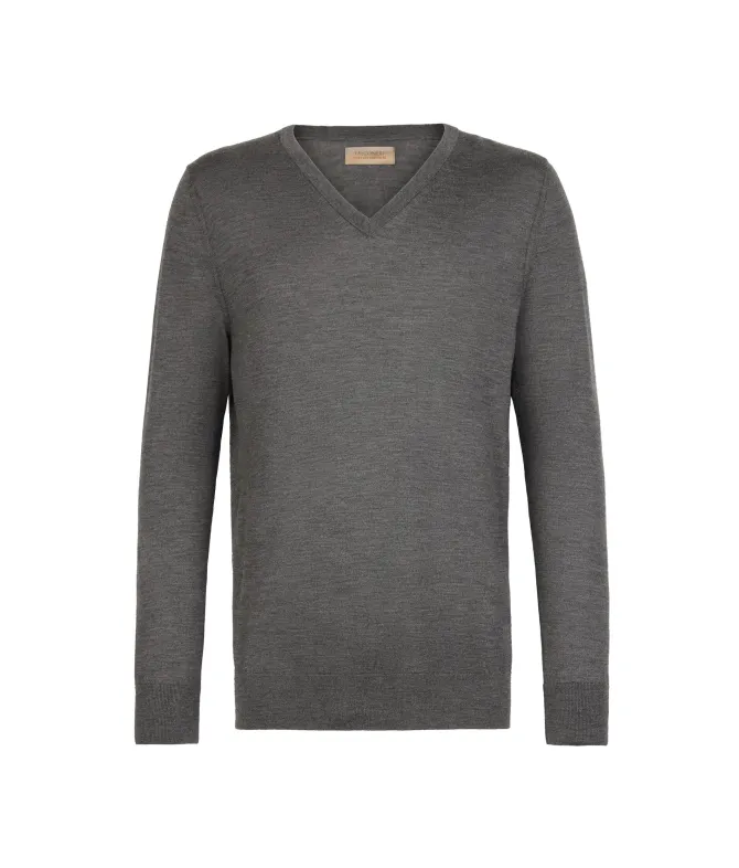 Maglia con scollo V in Cashmere Ultrafine