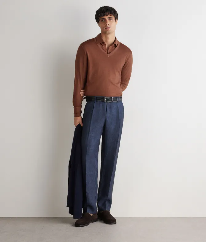 Maglia con scollo V in Cashmere Ultrafine